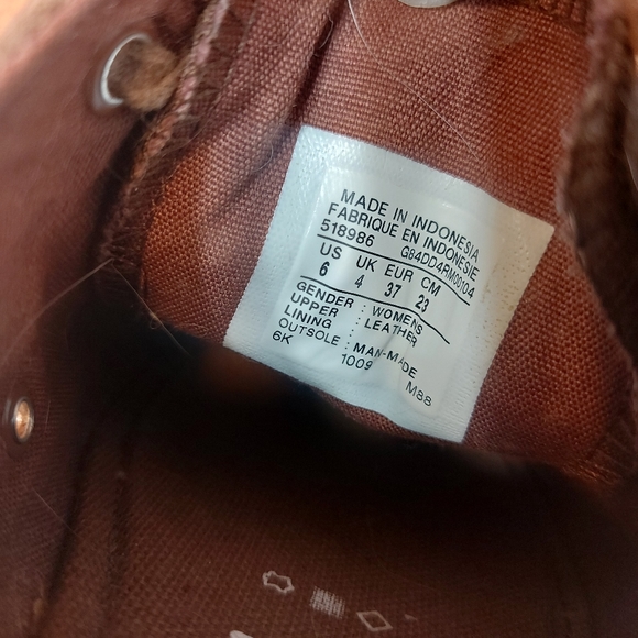Converse brown leather converse women's  sz 6 - Picture 6 of 10